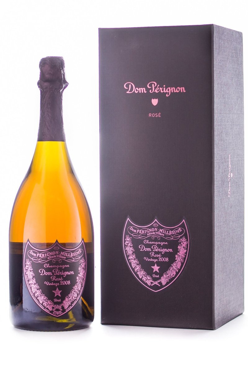 Шампанское Дом Периньон Розе Винтаж Экстра Брют, 2008, розовое, экстра брют, в подарочной упаковке, 0.75л